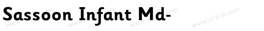 Sassoon Infant Md字体转换